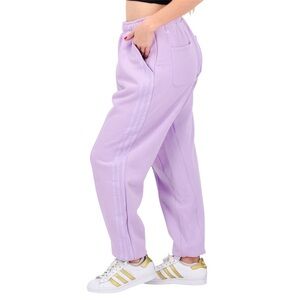 Adidas Ivy Park Womens Jogger Purple Glow High Rise Athletic Sweatpants Size XS